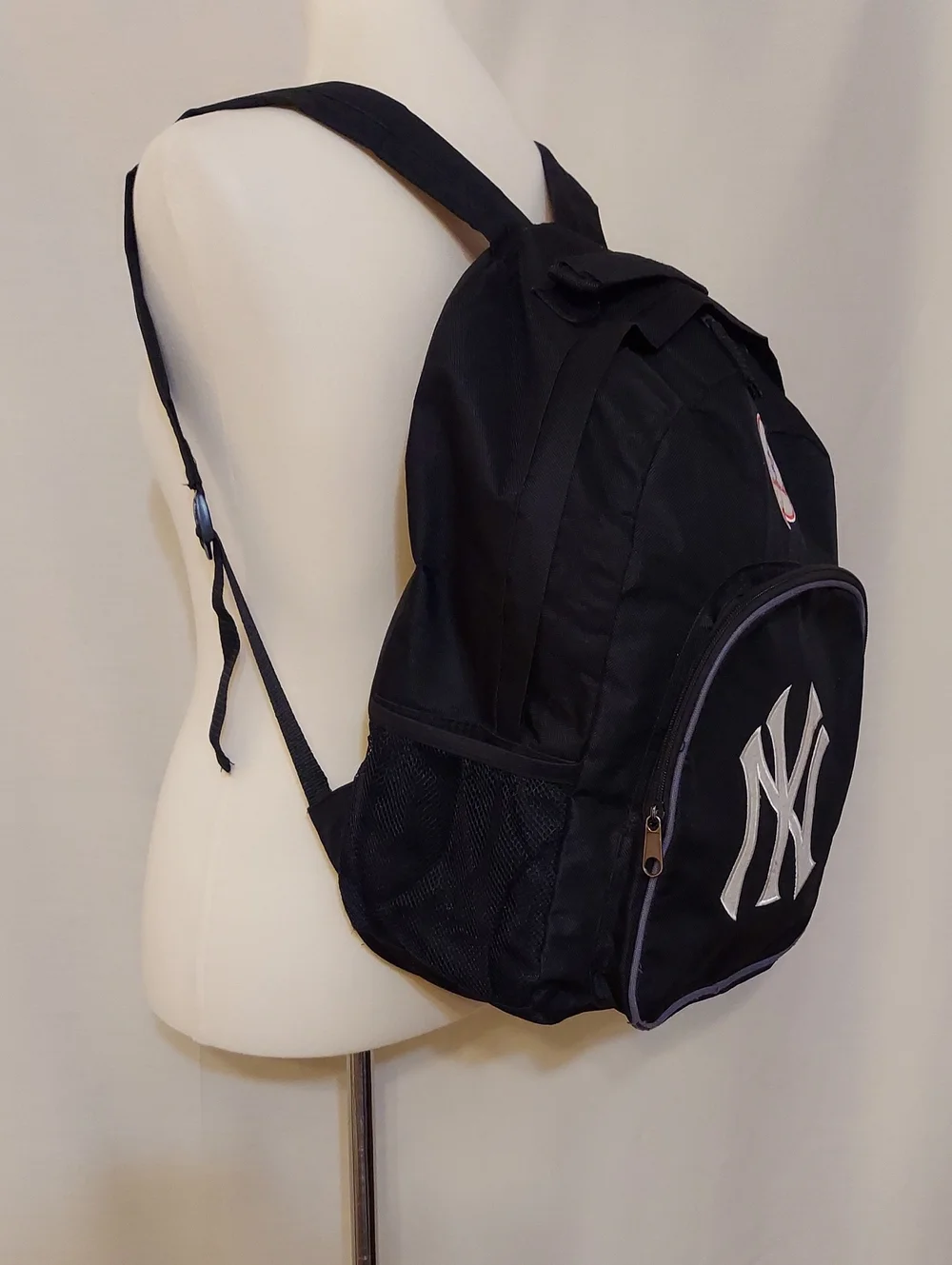 New York Yankees Black Backpack with Logo